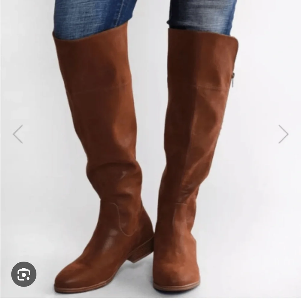 New‎ MIA Women’s Caryson Brown Over The Knee Boots Round Toe Regular Calf Width